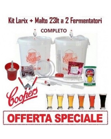 Kit Coopers Eco Lux - Kit Fermentazione Birra Completo per 23 lt